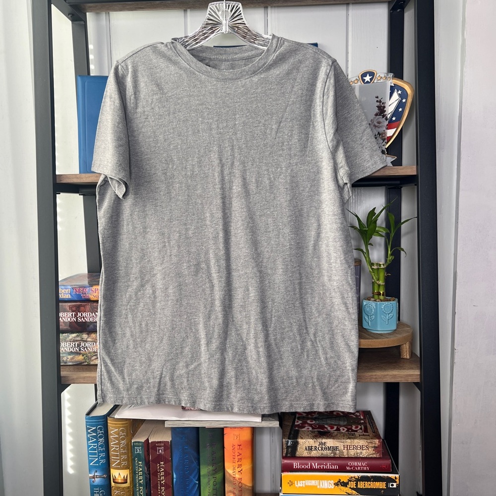 Cat & Jack Light Gray Kids Short Sleeve Tee